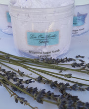 Load image into Gallery viewer, Lavender Whipped Sugar Scrub - 8 oz