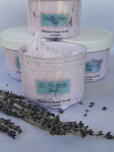 Load image into Gallery viewer, Lavender Whipped Sugar Scrub - 8 oz