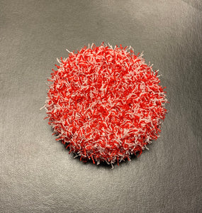 Red and White Hand-Crocheted Dish Scrubbies