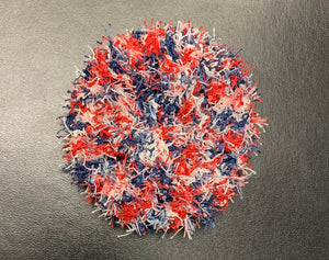 Red, White, and Blue Hand-Crocheted Dish Scrubbies